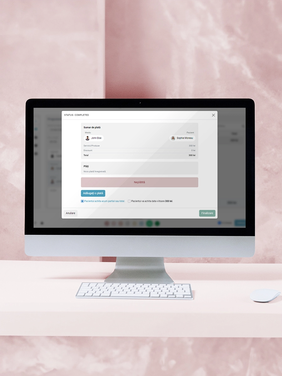 La función Gestión de Ingresos y Pagos del módulo de software {1}